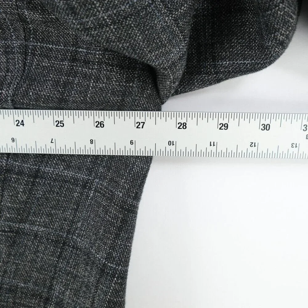 Modern Hickey Freeman Custom Sport Coat Men 53R Knit Wool USA Suit Jacket Gray - Picture 7 of 12